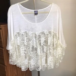 Vintage Free People Lace Top